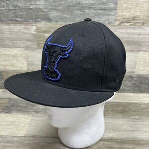 New Era Chicago Bulls SnapBack Hat Black Purple Hardwood Classics NBA